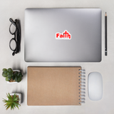 Faith Favor Focus Bubble-free stickers