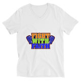 Fight with Faith Unisex Short Sleeve V-Neck T-Shirt