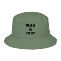 Organic bucket hat Push&Pray