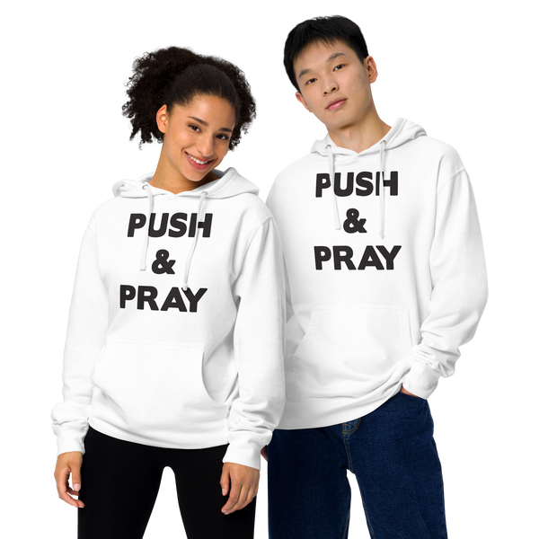 Unisex midweight hoodie Push & Pray